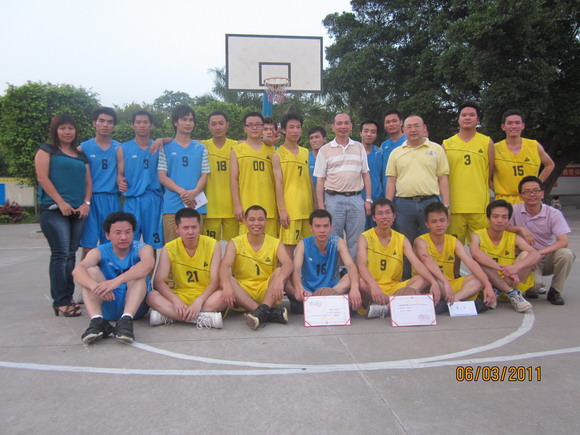 我司2011年度男子籃球聯(lián)賽完美落幕