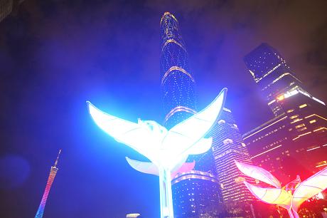 【公司榮譽】我司ＬＥＤ展品璀璨羊城燈光節(jié)